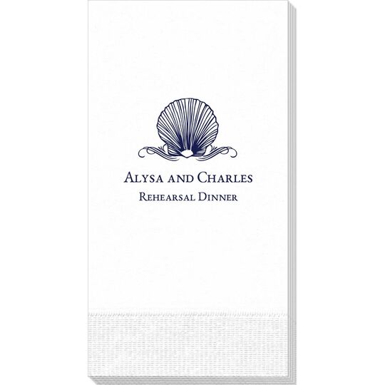 Graceful Seashell Guest Towels